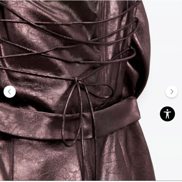 Zara fav blogger flowers voluminous dress Size M NEW WITH TAG! - Picture 12 of 15